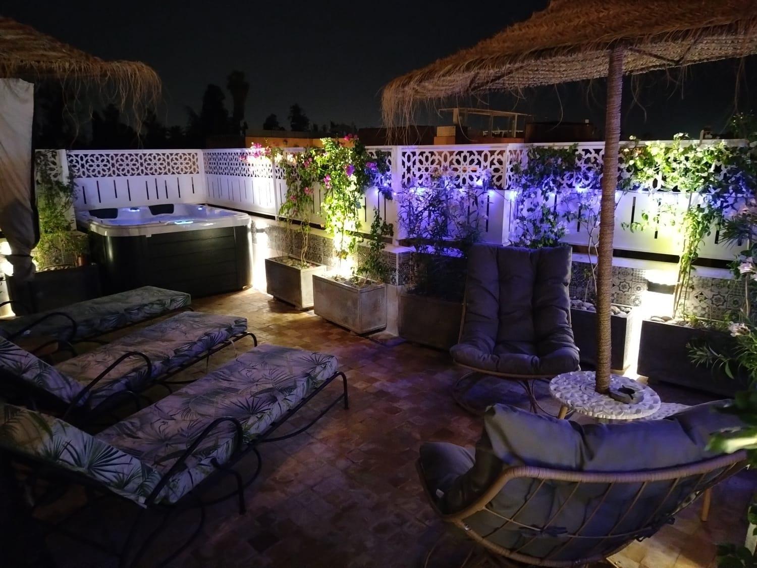Riad & Spa Sous Le Soleil Chez Jerome Et Pamela Ch Lagon マラケシュ エクステリア 写真